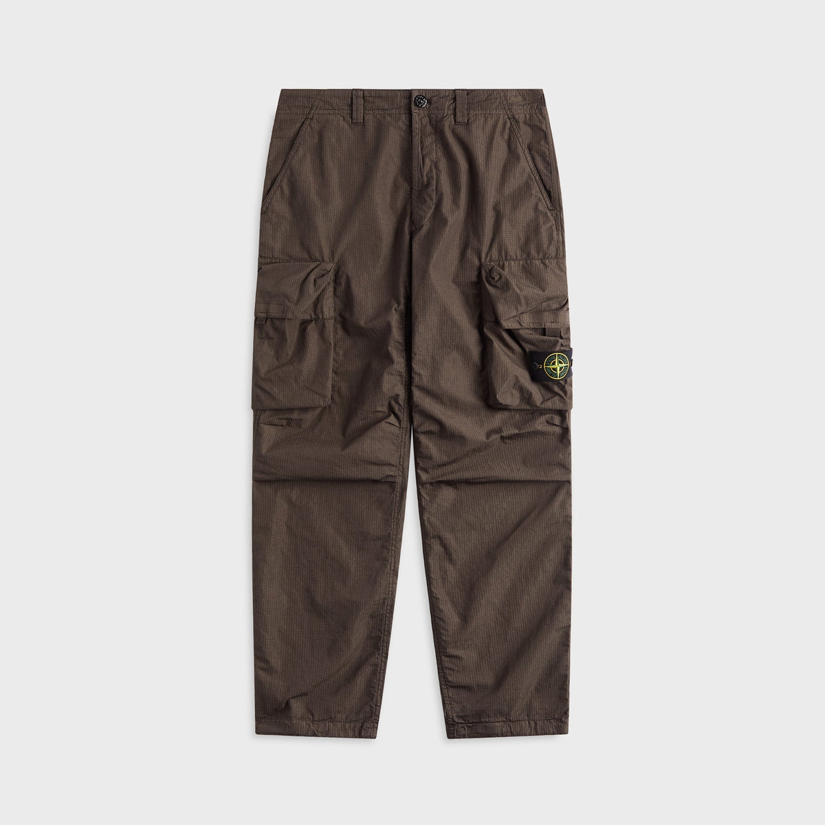 Stone Island Cotton Nylon Micro Ripstop Cargo Pant - Charcoal