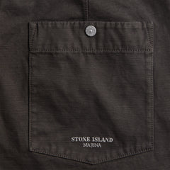 Stone Island Marina Slub Cotton Cargo Pant - Lead Grey