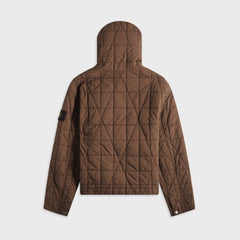Stone Island Cotton Nylon Tela Quilted Jacket - Umber