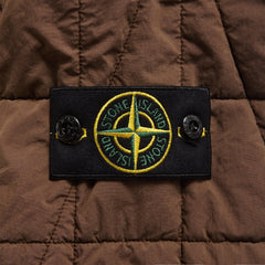 Stone Island Cotton Nylon Tela Quilted Jacket - Umber