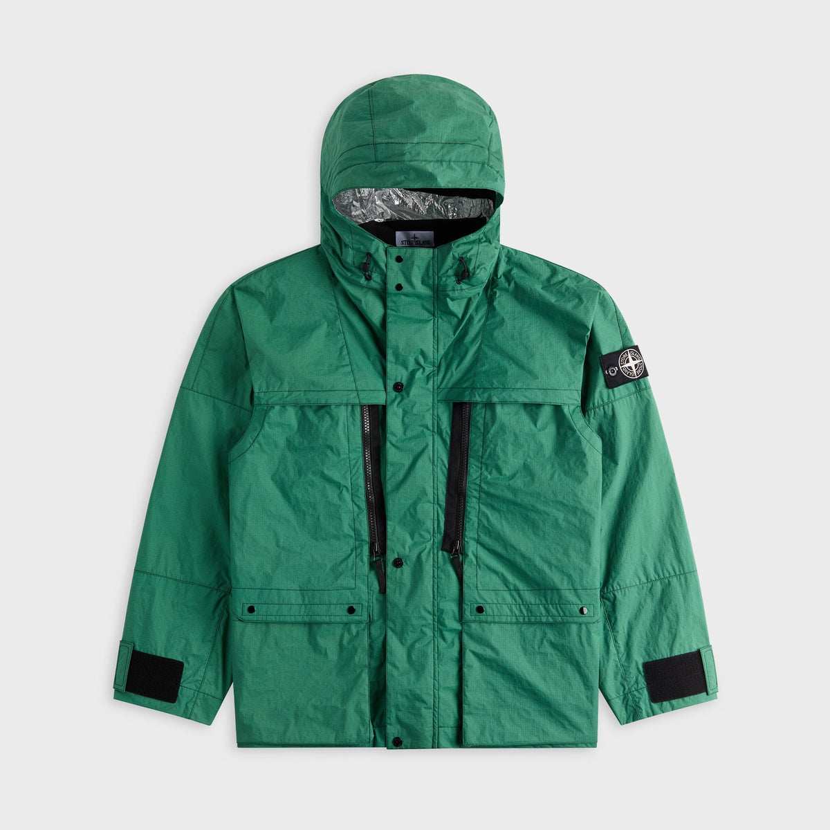 Stone Island Lamina Ripstop Heat Reactive Jacket - Malachite