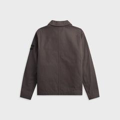 Stone Island Cotton Canvas Coach Jacket - Charcoal Grey