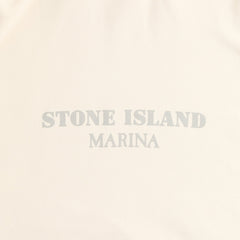 Stone Island Marina Cotton Fleece Hooded Sweatshirt - Ivory