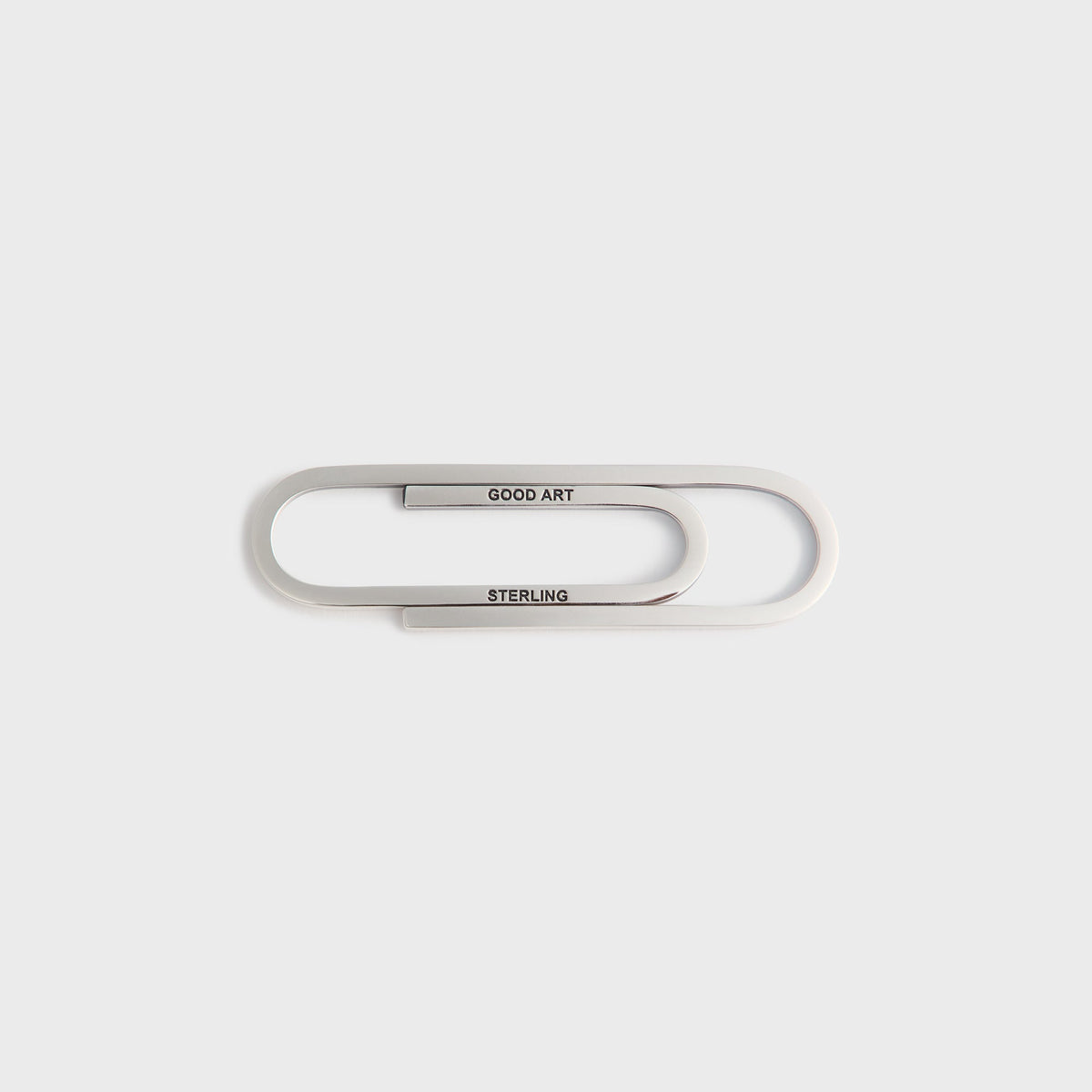 Good Art Hollywood Paper Clip Money Clip - Silver