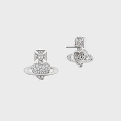 Vivienne Westwood Valentine's Agnatha Earrings - Silver