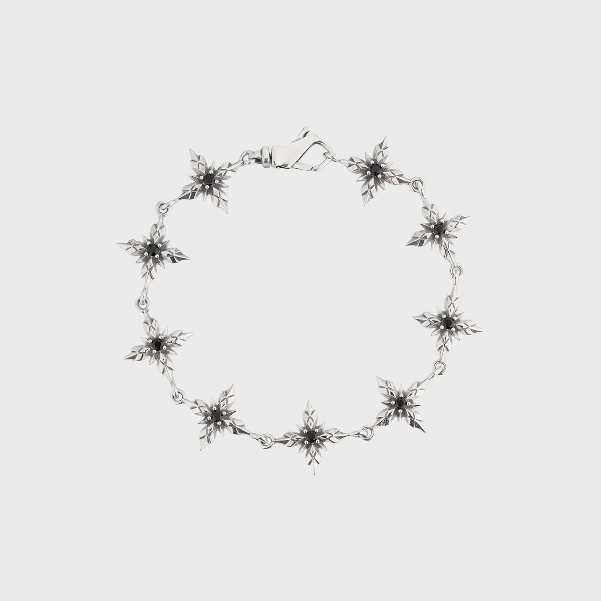 Emanuele Bicocchi Stella Ventis Crystal Bracelet - Black