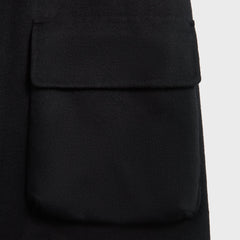 Auralee Cashmere Melton Hand Sewn Blouson - Black