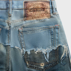 Acne Studios 1981 Trompe L’oeil Jeans - Mid Blue