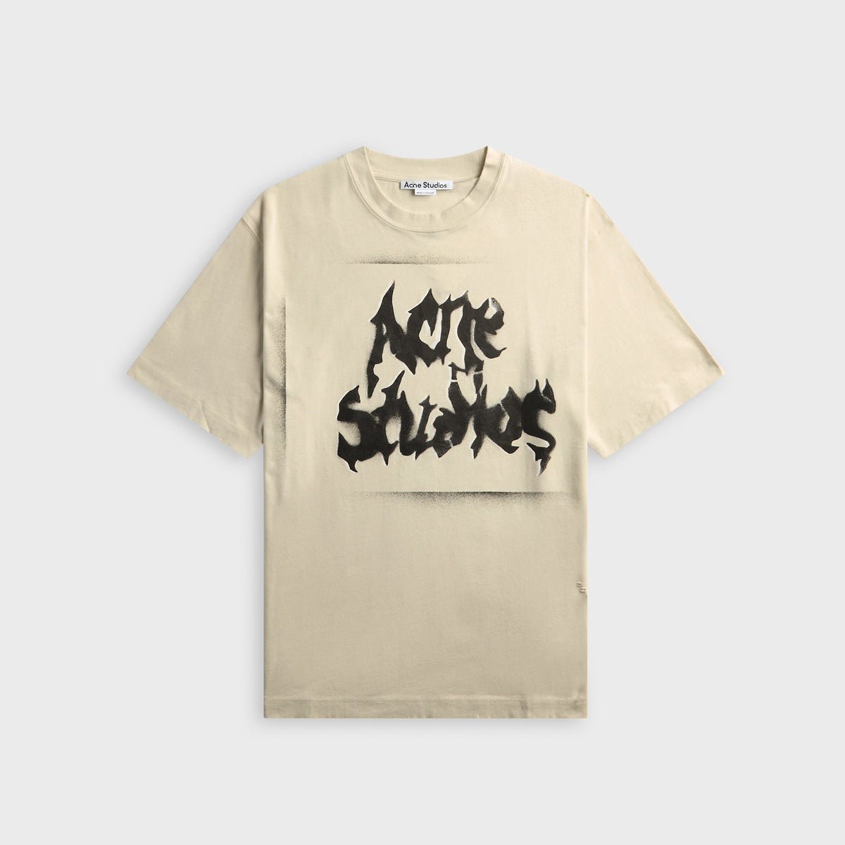 Acne Studios Gothic Logo Tee - Dusty White