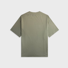 Acne Studios Mended Logo Tee - Slate Grey