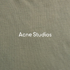Acne Studios Mended Logo Tee - Slate Grey