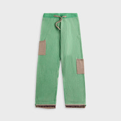 Adrian Cashmere Sugar Snap Track Pant - Green