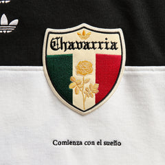 adidas x Willy Chavarria Fleece Crewneck Sweatshirt - Black / White