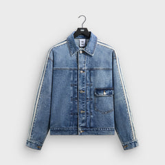 Kith & Messi for adidas Football Denim Jacket - Aurora / Ink