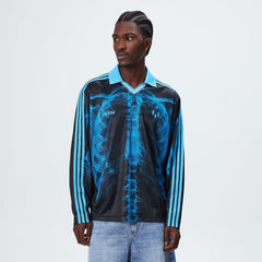 Kith & Messi for adidas Football Skeleton Goalkeeper Long Sleeve Tee - Black / Blue