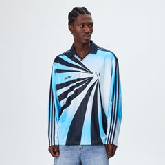 Kith & Messi for adidas Football Blue Goalkeeper Long Sleeve Tee - Blue