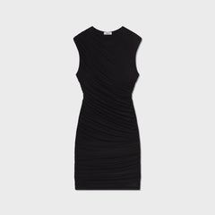 Agolde Ester Twist Dress - Black