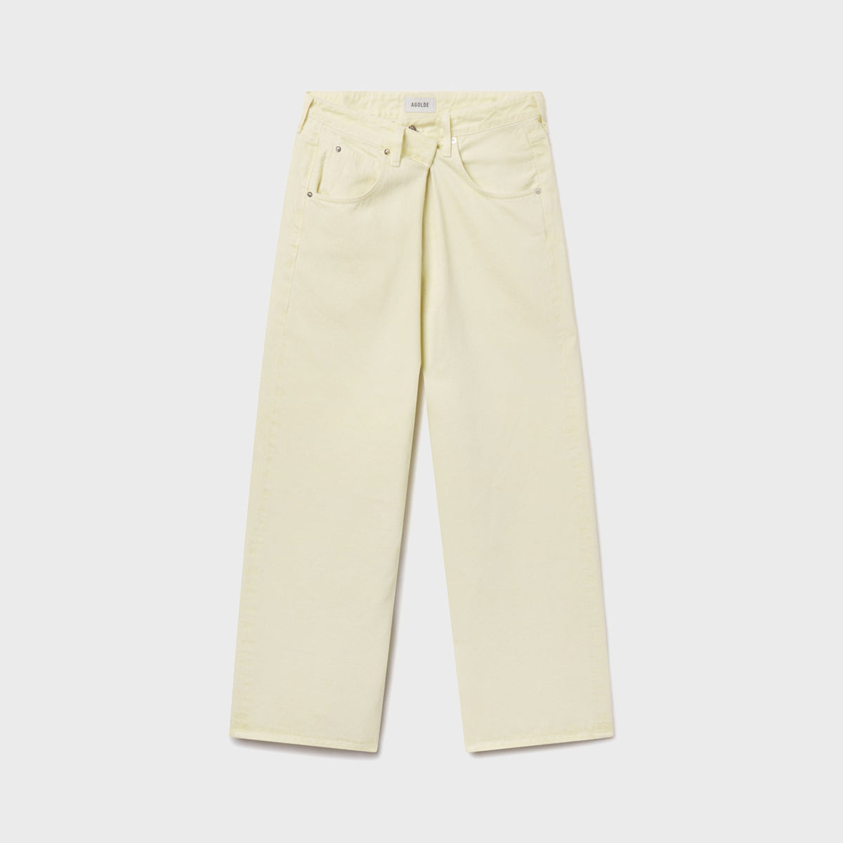 Agolde Vana Fold Jean - Lemon Zest