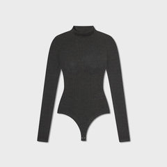 Agolde Wilma Bodysuit - Charcoal Heather