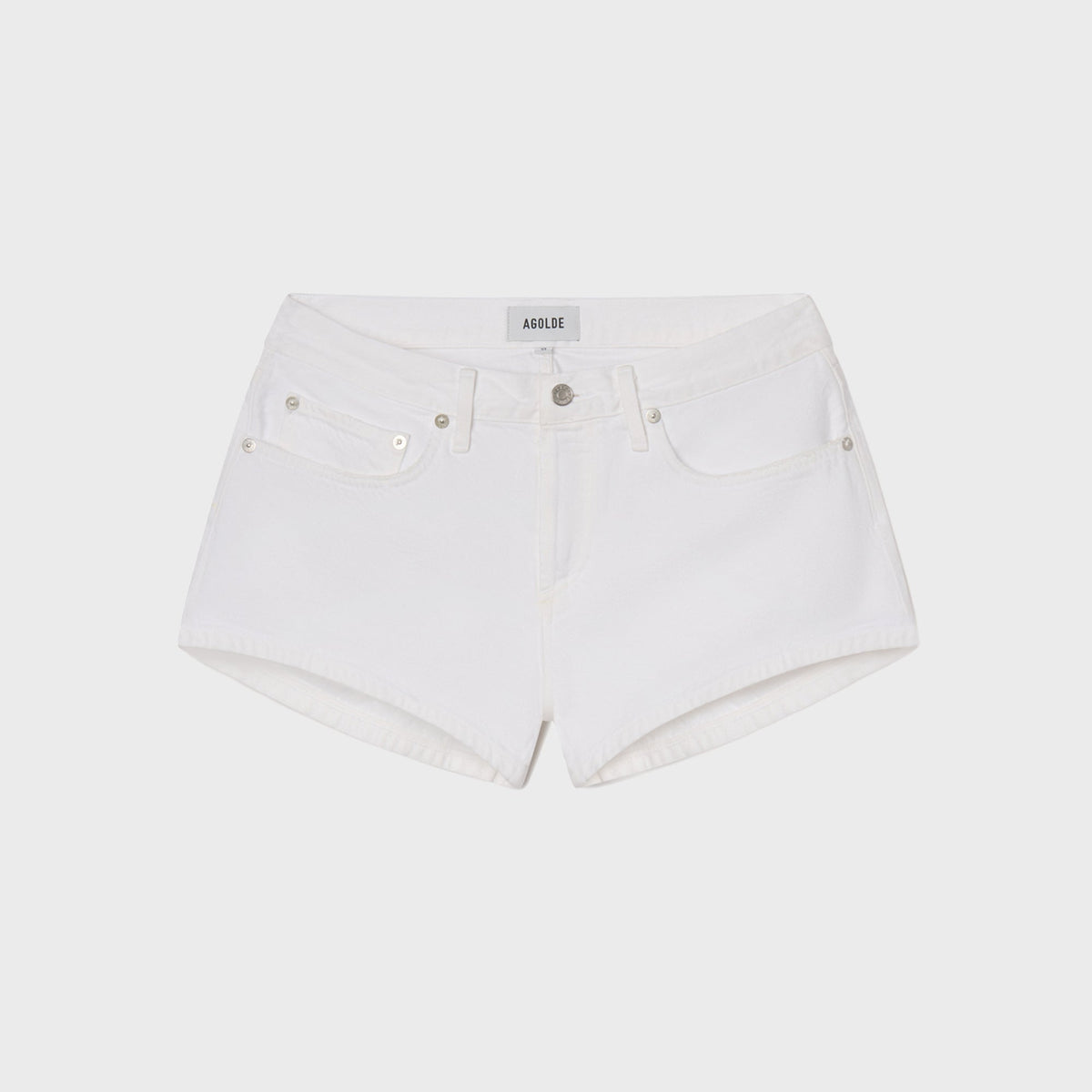 Agolde Low Rise Parker Short - Marshmallow