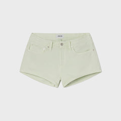 Agolde Low Rise Parker Short - Mint Cream