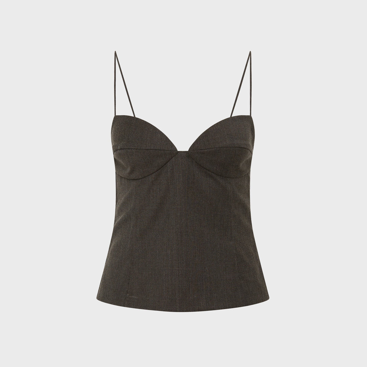 St. Agni Wool Cami Top - Mulch