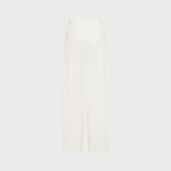 St. Agni Relaxed Pleat Pant - Off White