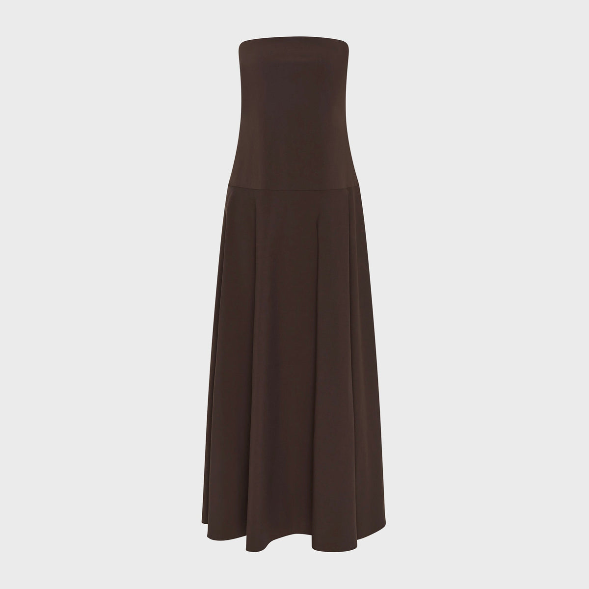 St. Agni Structured Cotton Dress - Champagne