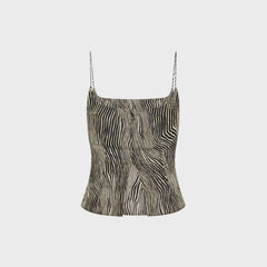 St. Agni Savannah Silk Cami Top - Sand