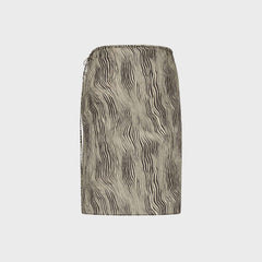 St. Agni Savannah Silk Wrap Skirt - Sand