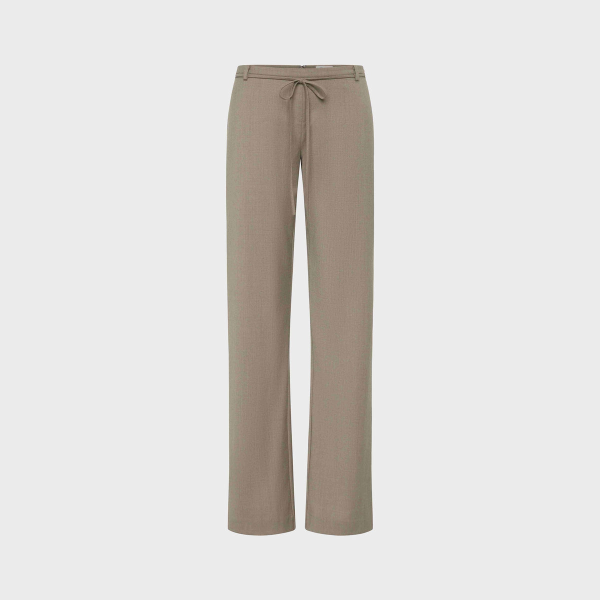 St. Agni 90s Belt Minimal Pant - Light Taupe