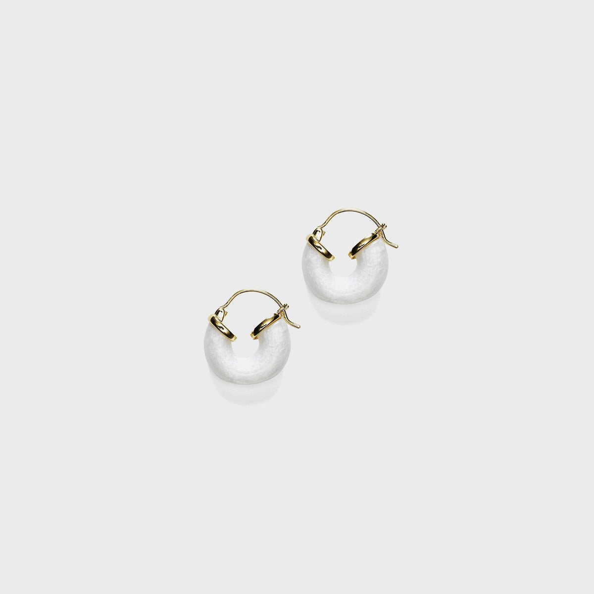 Anni Lu Petit Swell Hoop - White