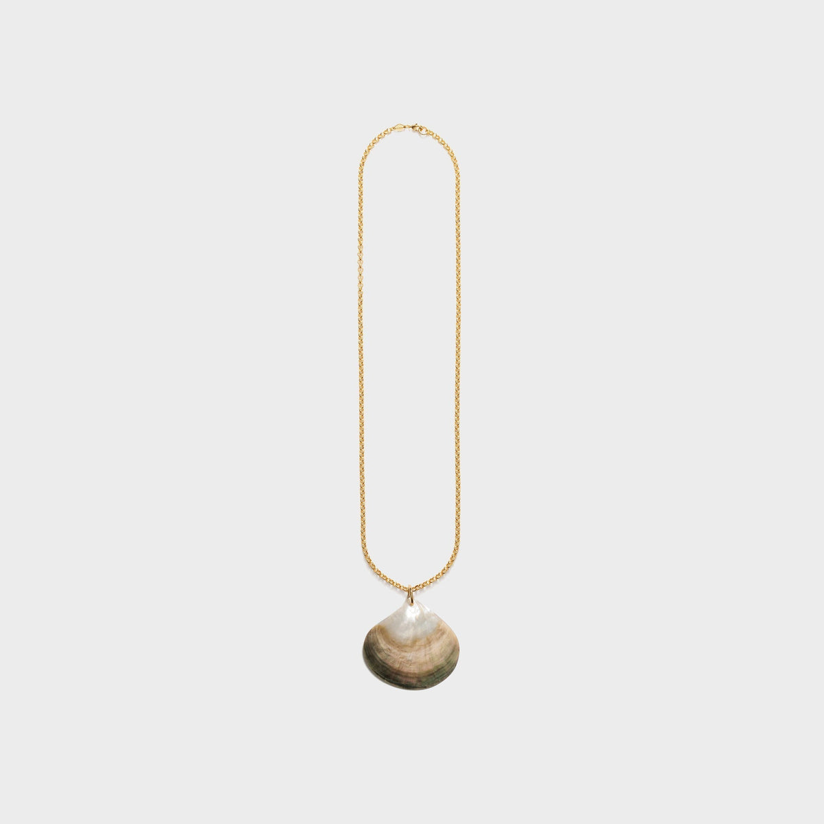 Anni Lu Golden Shell Necklace - White / Multi