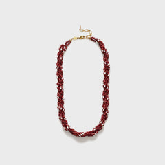 Anni Lu Rodeo Necklace - Deep Burgundy