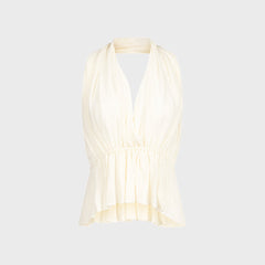 Aya Muse Palli Top - Ivory