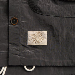 Ranra Epitome Shiny Nylon Overshirt - Peat