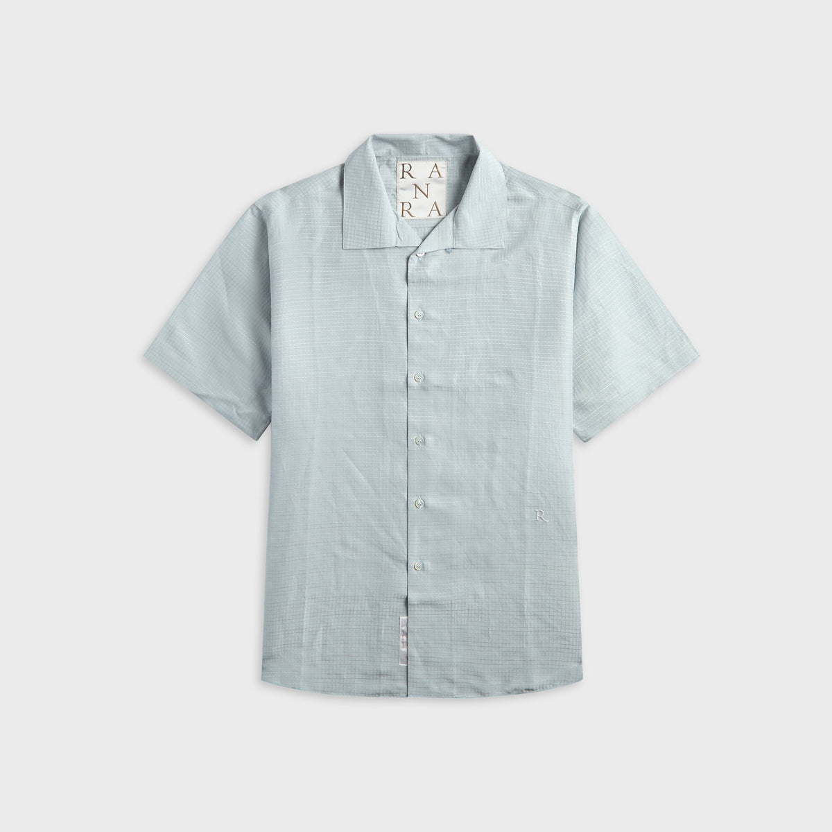 Ranra Sun Silk Linen Ripstop Short Sleeve Shirt - High Rise