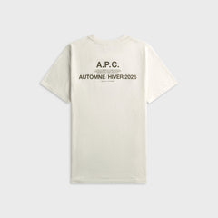 A.P.C. Autumn 26 Tee - Off White