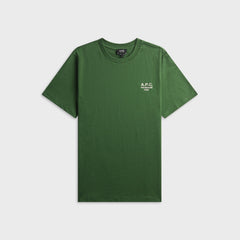 A.P.C. Standard Rue Madame Tee - Vert Fonce / Blanc