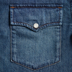 A.P.C. Chemise Western - Ial Washed Indigo