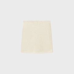 Asta Resort Ana Mini Skirt - Ivory Sequin
