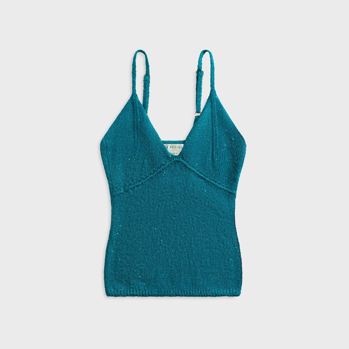 Asta Resort Carolina Camisole - Palm Green Sequin