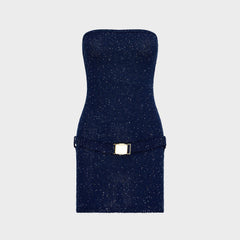 Asta Resort Gisele Mini Dress - Navy Sequin