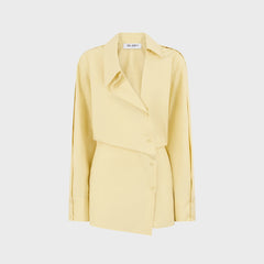 The Attico Mini Dress - Pale Yellow