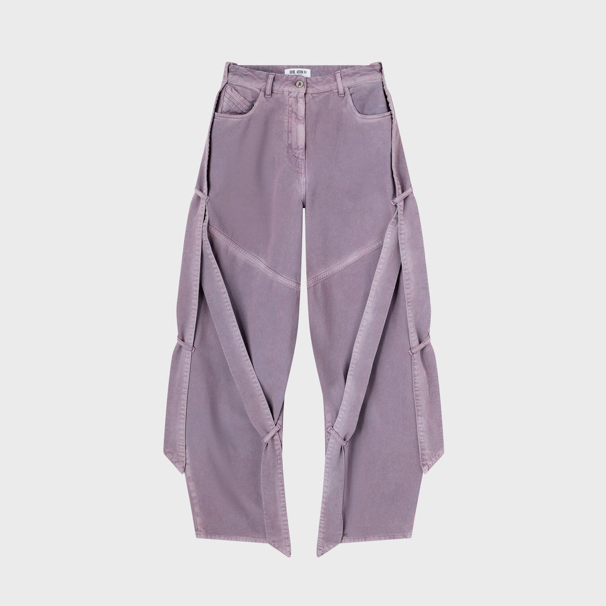 The Attico Long Jeans - Mauve Fade