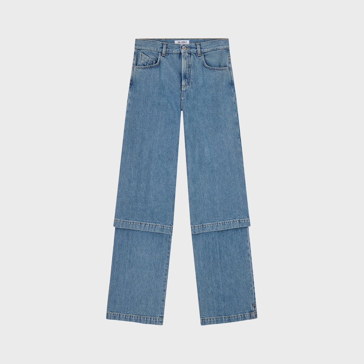 The Attico Layered Long Pant - Sky Blue