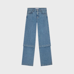 The Attico Layered Long Pant - Sky Blue
