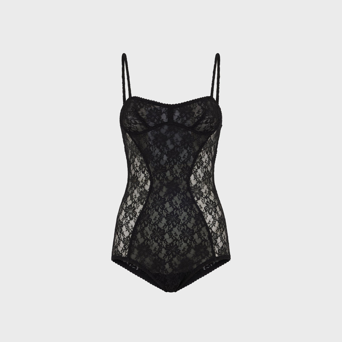 The Attico Bodysuit - Black Lace