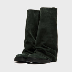 The Attico Robin Combat Boot - Moss