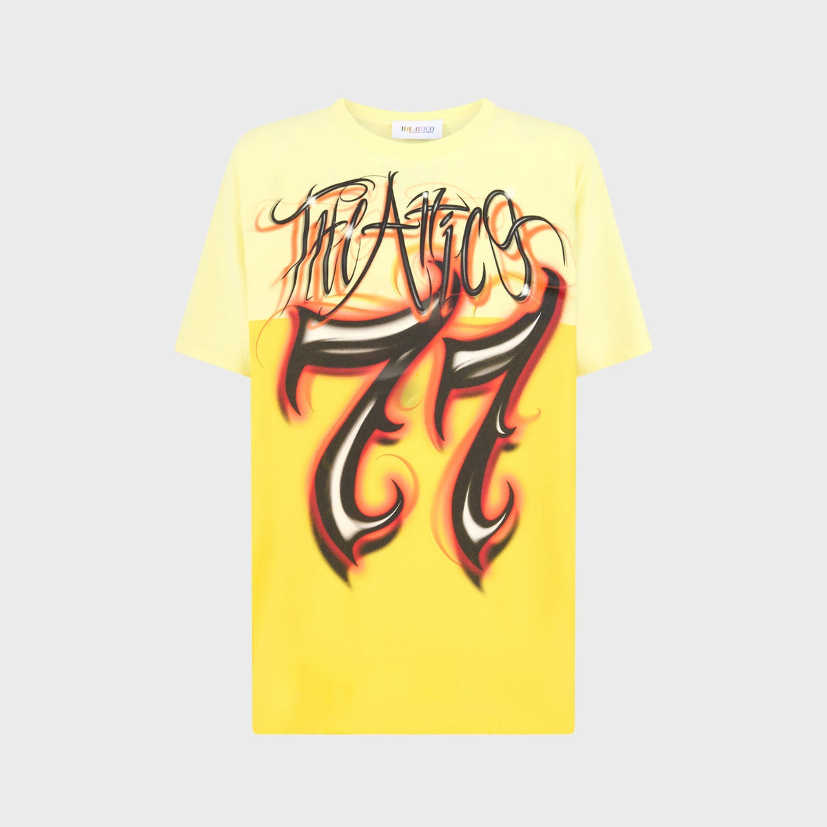 The Attico Graphity Tee - Yellow / Multi